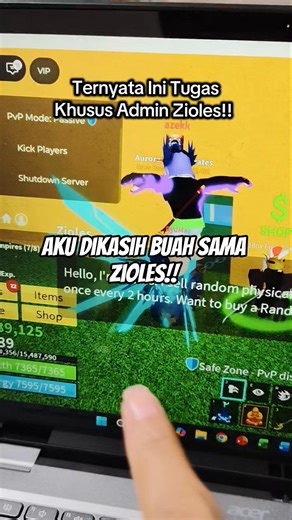 Admin Lain Lokasinya Dimana Ges? #bloxfruits