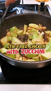 Stir-fried chicken with zucchini #homecooking #stirfry #zucchini #chicken | Janet's Home Cooking