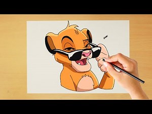 How to draw Simba || Step by step || The Lion King