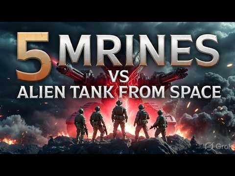 5 Marines vs Alien Tank From Space! 👽💥