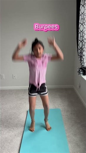 3. "Burpees" Kids "GET STRONG" 💪 Full Body Strength Training Workout!🔥