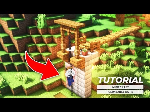 [Minecraft] How to climb a rope and how to build a bridge (No MOD)
