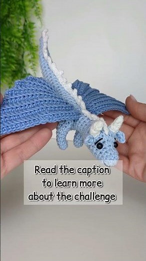 Crochet with me this amigurumi dragon #crochetdragon #easycrochet #amigurumitutorial #crochettoys