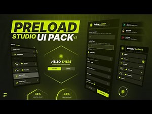 FiveM UI Pack | Ox-Lib Redesign | Preload Studio