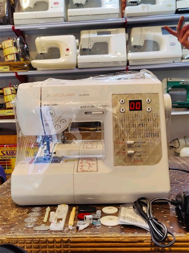 Jaguar CD 2200w model machine. 100 design. #sewing #2026 #jsm #jaguar #emboridery