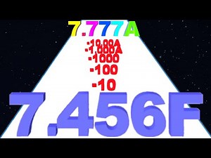 NUMBER MERGE RUN - Number Master 3D LevelUp Reach 7.456f (Infinity; Ads Clicker)