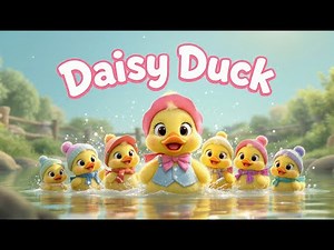 Daisy Duck | Cute Duck Song | Rhythmic Rhymes For Kids