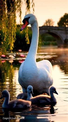 Watch A Devoted Swan Pair Synchronize Their Movements To Guard Vuln... 🥺❤️