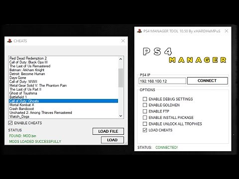 HOW TO ENABLE GOLDHEN ON PS4 13.04 (PS4 MANAGER TOOL)