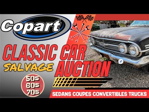 COPART RARE CLASSIC CAR SALVAGE AUCTION [1940s-1980s]