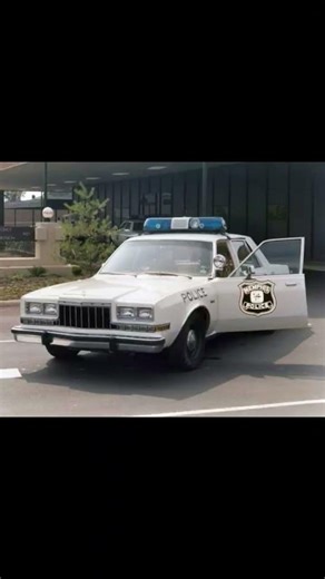 1980s Dodge Diplomat Police Package Memphis Police Department Patrol Car #nostalgia