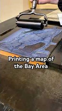 Printing a highway map of the Bay Area for National Read A Road Map Day (April 5)