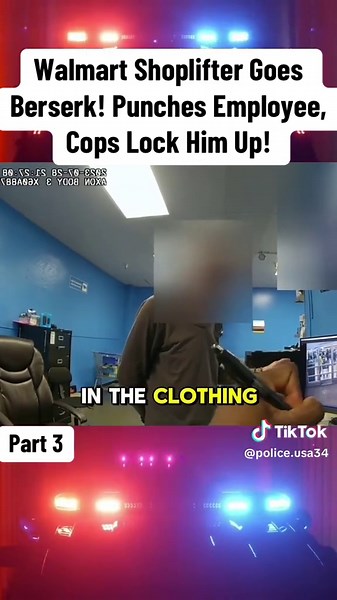 Walmart Shoplifter Goes Wild: Employee Assaulted!