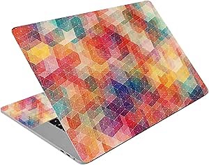 Laptop Notebook Skin Sticker Cover Decal Fits 12 13 13.3 14 15 15.4 15.6 inch Laptop Protector Notebook PC | Easy to Apply, Remove and Change Styles (Colorful Grid)