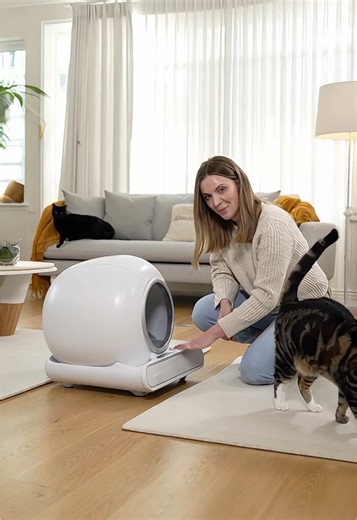 Self-cleaning Litter Tray, App#uktiktok🇬🇧uk🍂🍁♥️ #uktiktokerslove #fypp