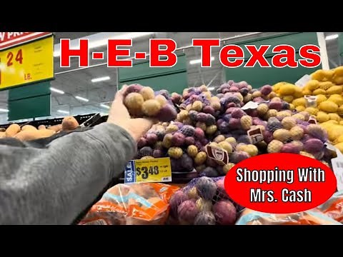HEB Texas Shopping Trip - Tour of Fort Worth H-E-B Grocery Store