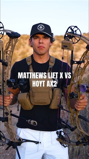 Mathews Lift X vs Hoyt AX2 Which one are you taking and why? #archery #bowhunting #3darchery #hoytarchery #archerytrickshot #hoyt #ultraviewarchery #mathewsarchery | Ty J Jordan