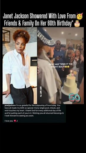 Janet Jackson Celebrates Her 60th Birthday With Family & Friends.