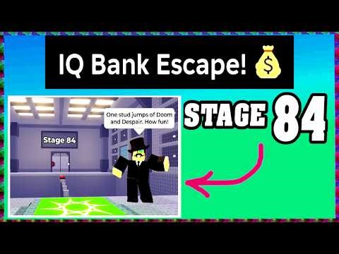 STAGE 84 IQ BANK ESCAPE Walkthrough [Full Guide English] 💰(How To Escape Stage 84 in Iq Bank Escape)