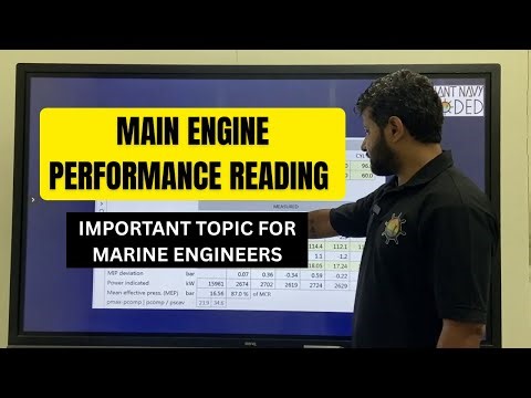 Main Engine Performance Reading — Complete Guide for Marine Engineers