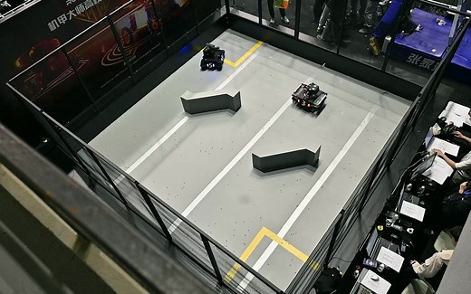 【RM】rm_vision平衡步兵整车观测 实战效果 高低装甲板整车观测