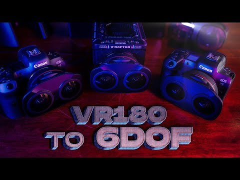 Create 6DoF Video from 3DoF VR180 using WebXR and Canon EOS VR in the Metaverse