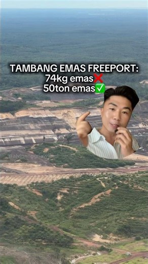 Sebanyak apa emas di Freeport? #Indonesia #Geography #Papua