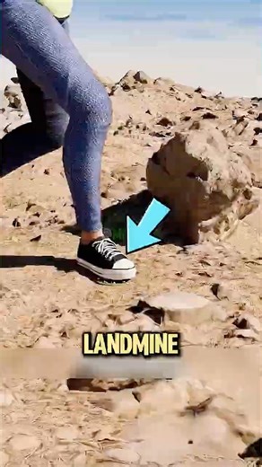 Could You Survive Stepping on a Landmine?😨