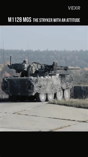 M1128 Mobile Gun System: Light Armored Vehicle with 105mm Tank Cannon