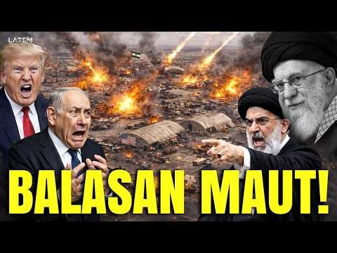 BALAS KEMATIAN ALI KHAMENEI! Semua Pangkalan AS Di Rudal Oleh Iran, Israel Target Selanjutnya