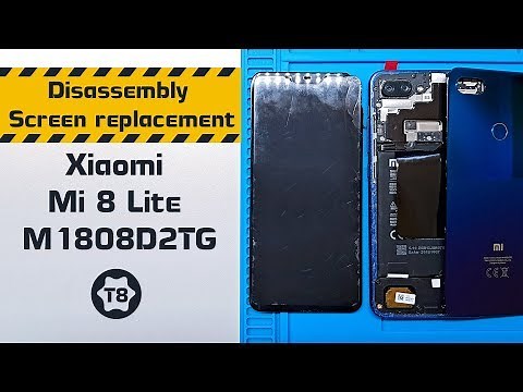 Xiaomi Mi 8 Lite (M1808D2TG) Screen replacement & disassembly
