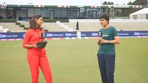 255K views · 3.6K reactions | भारत का ICC विमेंस क्रिकेट वर्ल्ड कप २०२२ में पहला मुकाबला है पाकिस्तान के खिलाफ   कौन जीत हासिल करेगा? देखिये मैच प्रीव्यू संजना गणेशन और अंजुम चोपड़ा के साथ  | ICC - International Cricket Council | Facebook