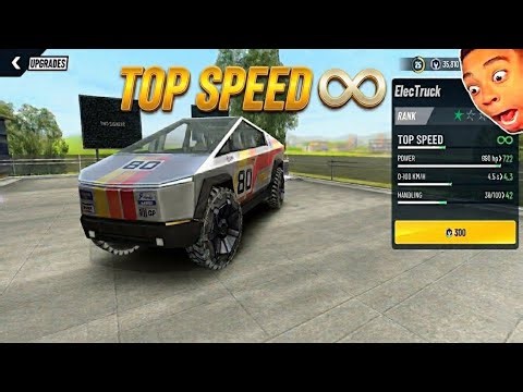 Tesla Cyber Truck Top Speed ♾️ 🤯 Extreme Car Driving Simulator