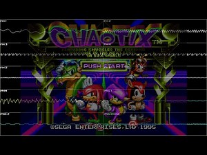 Knuckles' Chaotix - (32X) Full Oscilloscope View