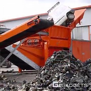 This monster machine eats cars. | GIGadgets