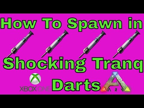 Ark Survival Evolved: How to spawn in Shocking Tranquilizer Darts in ark gfi command