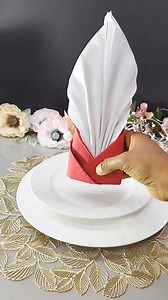 853K views · 9.7K reactions | Servietten falten,pliages de serviettes #creavit #dekoideen #servittentechnik #idee | Kake Amor | Facebook