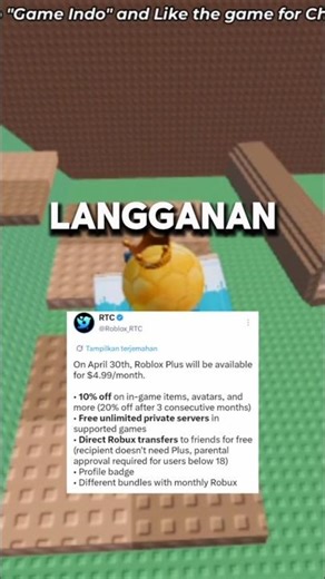 Roblox plus akan rilis??