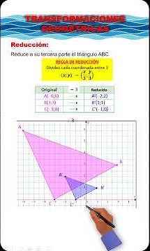 Geometric transformations on the Cartesian plane: Reduction | Exercise 4 | #transformations
