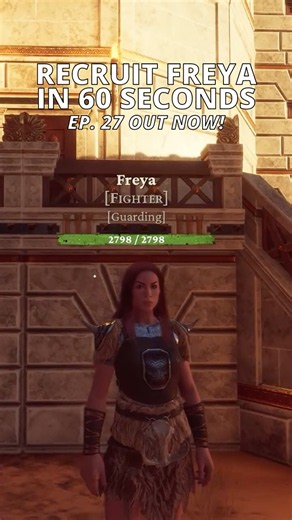 How to Recruit Freya in Under a Minute #ConanExiles #ConanExilesEnhanced #Shorts