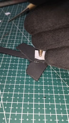 Leather Handcrafted Keychain 🗝️🔐