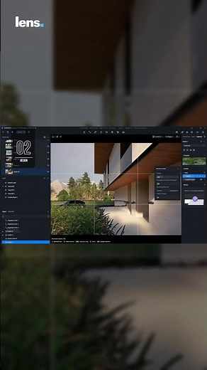 This is how you can build scenes faster using Asset Recommendation in D5 Render... #archviz #shorts