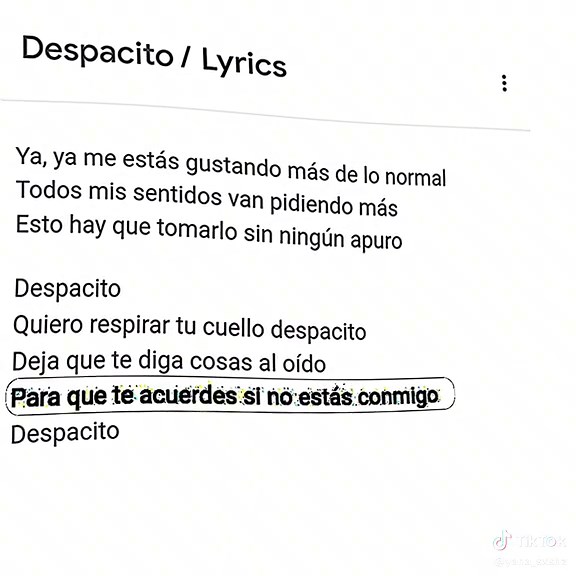 Despacito Lyrics and Dance Challenge