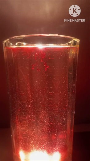 Magic Red Water Experiment 🔥 | Science Trick in Glass
