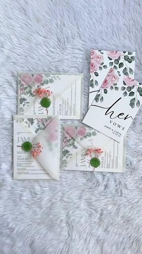 1.7K views | Add a Splash of Pink to Your Occasion with Our Stunning Invitation Cards!  #WeddingPhilippines #WeddingInvitation #Invitation #WeddingCards #Layout | Layouts by David | Facebook