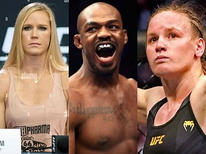 Is Jon Jones in a love triangle with Valentina Shevchenko and Holly Holm?