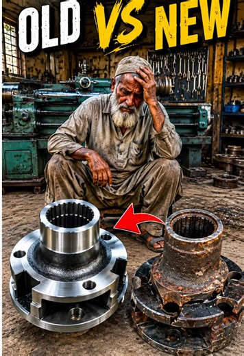 Watch This Ruined BMW VANOS Hub Get Restored!😳. #Restoration #Repair #Mechanic #Engineering #MachiningUKUSA🇱🇷