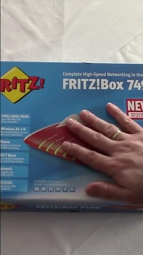 Connecting and setting up the Fritzbox 7490 A/CH