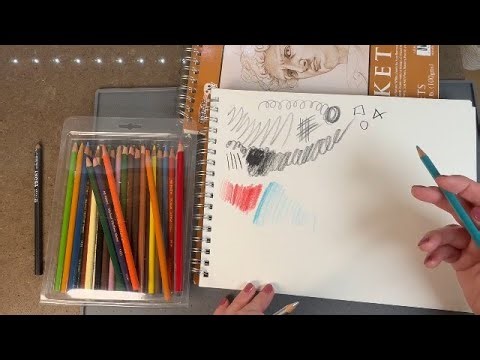 Up Close and Demo of this Sketch Pad Set | U.S. Art Supply 9"x12" Top Spiral Bound Sketch Book, 2 P
