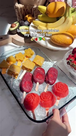 Joy Green (@joyfullygreen) - Hidden Veggie Popsicles Recipe for Kids